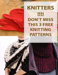 Winter Knitting Patterns (FREE) - HousewivesHobbies