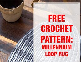 free crochet pattern millennium loop rug thumps