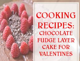 Chocolate Fudge Layer Cake Valentines Recipe thump