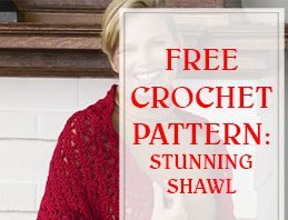 Stunning Shawl Free Crochet Pattern thump