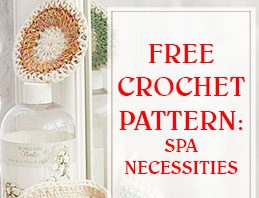 free crochet pattern spa necessities