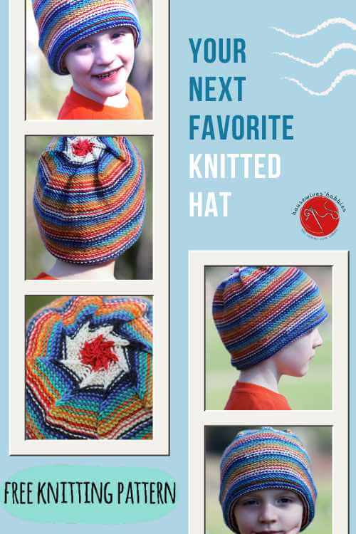 Inside Outside Hat Free Knitting Pattern - HousewivesHobbies