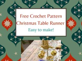 Free Crochet Pattern Christmas Table Runner