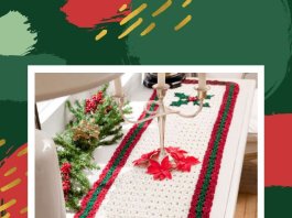 free-crochet-pattern-berry-leaf-table-runner