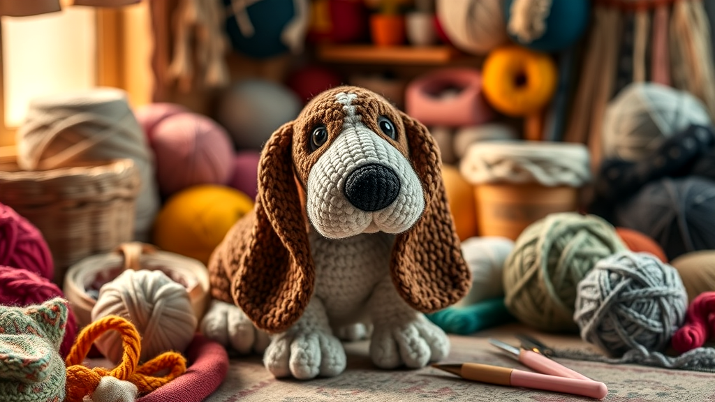 Crochet Basset Hound Pattern