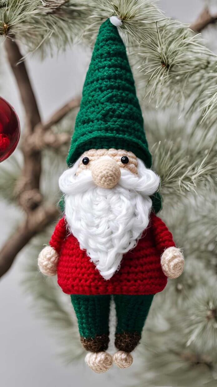 Christmas Tree Gnome Crochet Pattern