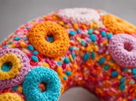 Crochet Donut Pillow Pattern