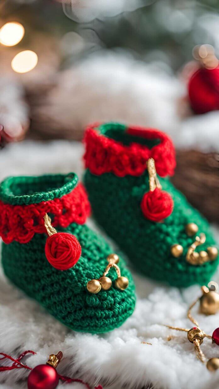 Crochet Elf Slippers Pattern Free