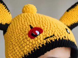 Pikachu Crochet Hat Pattern