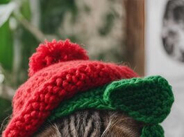 Strawberry Cat Hat Crochet Pattern Free