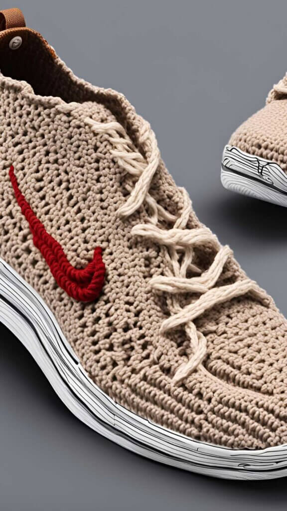 Crochet Nike Shoes Free Pattern For Adults