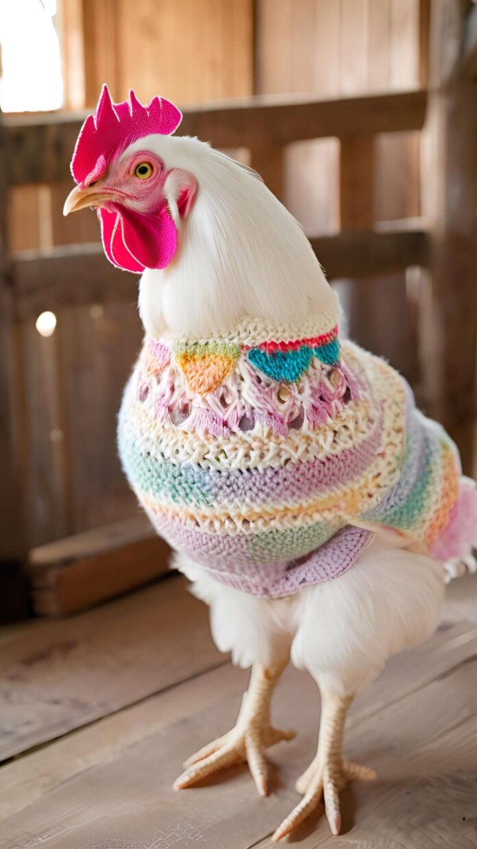 Cozy Chicken Fashion Display