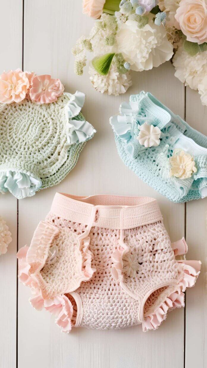 Elegant Handcrafted Diaper Cover Collection