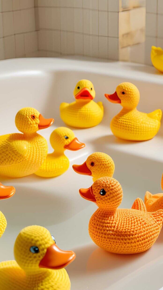 crochet_rubber_duck_bath_scene_display